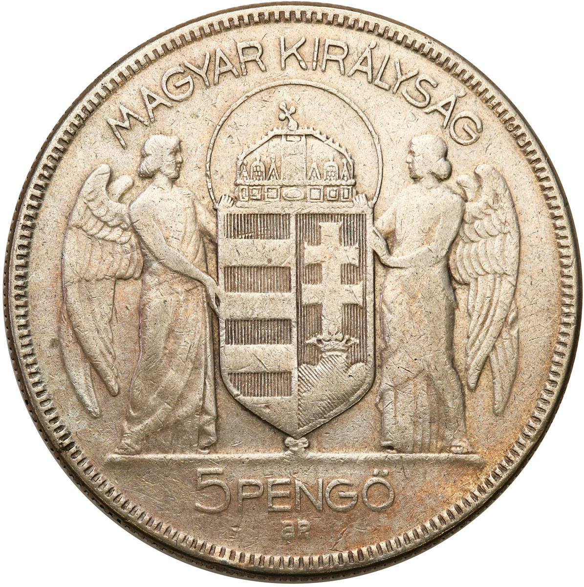 Węgry. 5 pengo 1930 BP, Budapeszt